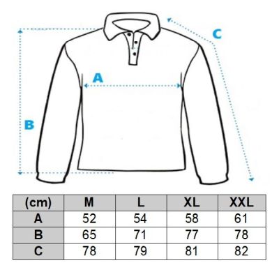 GIOVANNI PERA longsleeve polo męski T-shirt z długim rękawem LGP3 czarny, tv - naszywka | Sklep GriShop.eu | Koszulki