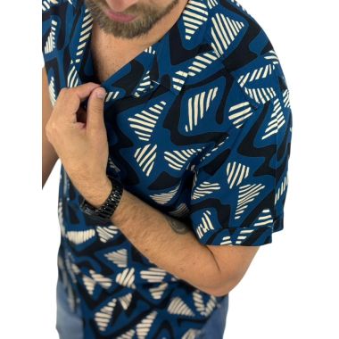 GIOVANNI PERA Koszula męska, krótki rękaw GPK15 kolorowa, morska, czarna | Sklep GriShop.eu | Koszule 2