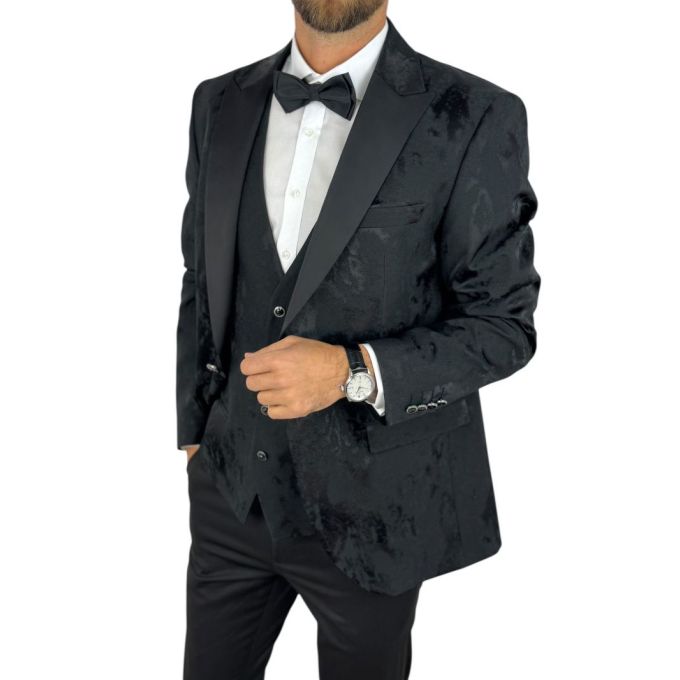 GIOVANNI PERA Garnitur GR5 czarny, ekskluzywny, sceniczny, cieniowany, dla Pana Mlodego i nie tylko | Sklep GriShop.eu | Garnitu