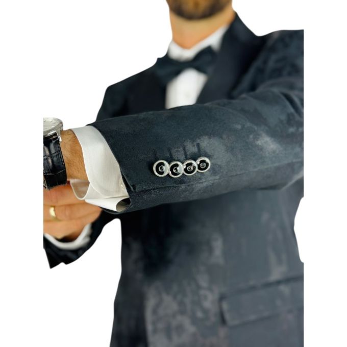 GIOVANNI PERA Garnitur GR5 czarny, ekskluzywny, sceniczny, cieniowany, dla Pana Mlodego i nie tylko | Sklep GriShop.eu | Garnitu