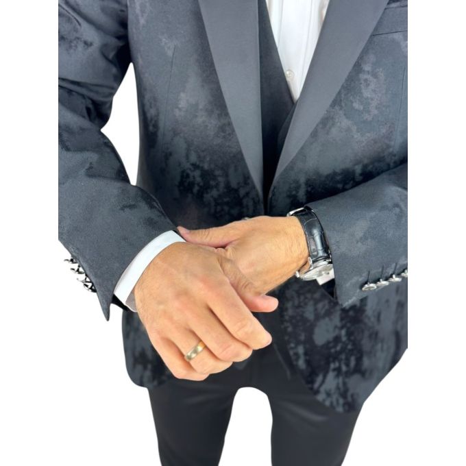 GIOVANNI PERA Garnitur GR5 czarny, ekskluzywny, sceniczny, cieniowany, dla Pana Mlodego i nie tylko | Sklep GriShop.eu | Garnitu