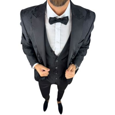 GIOVANNI PERA Garnitur GR5 czarny, ekskluzywny, sceniczny, cieniowany, dla Pana Mlodego i nie tylko | Sklep GriShop.eu | Garnitu