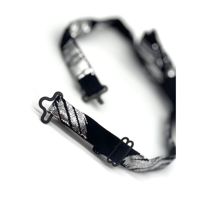 GIOVANNI PERA elegancka mucha muszka czarno srebrna D45 | Sklep GriShop.eu | Muszki