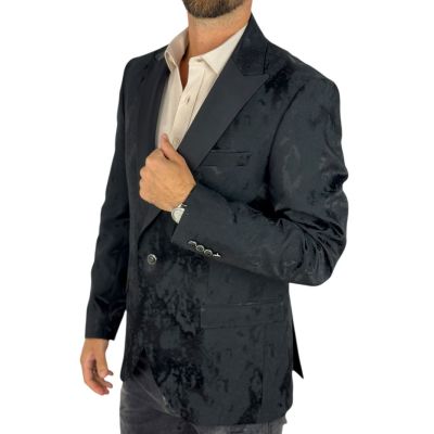 GIOVANNI PERA Marynarka GR5 czarna, ekskluzywna, sceniczna, cieniowana, dla Pana Mlodego i nie tylko | Sklep GriShop.eu | Maryna