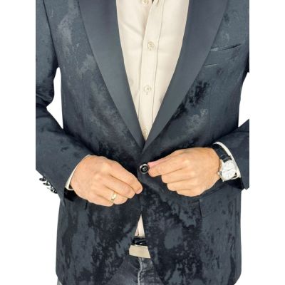 GIOVANNI PERA Marynarka GR5 czarna, ekskluzywna, sceniczna, cieniowana, dla Pana Mlodego i nie tylko | Sklep GriShop.eu | Maryna