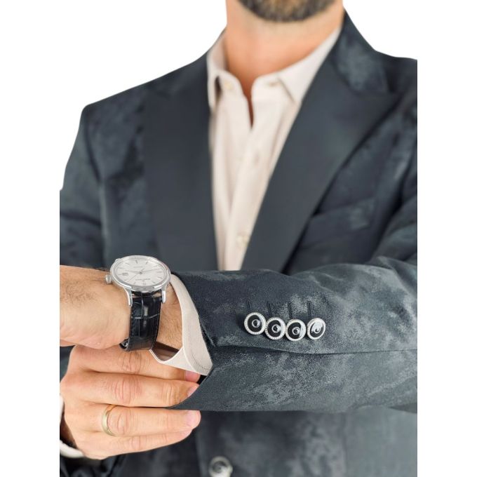 GIOVANNI PERA Marynarka GR5 czarna, ekskluzywna, sceniczna, cieniowana, dla Pana Mlodego i nie tylko | Sklep GriShop.eu | Maryna