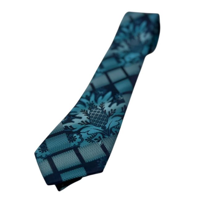 MARCO MILANO zestaw ZKP8 mucha muszka + poszetka turkusowy, granatowy | Sklep GriShop.eu | Krawaty