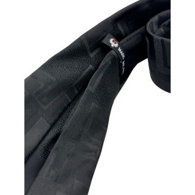 MARCO MILANO zestaw ZKP10 mucha muszka + poszetka czarny, wzór | Sklep GriShop.eu | Krawaty