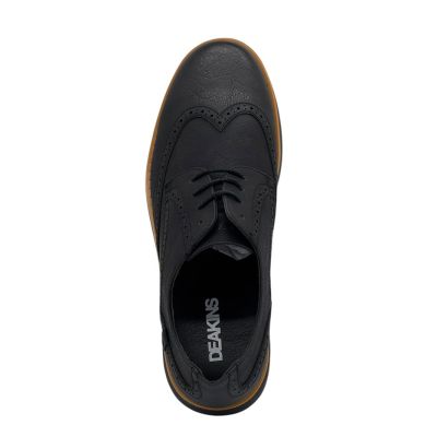 Deakins Męskie buty BMD03 Czarne cholewka elegancka, podeszwa sportowa | Sklep GriShop.eu | Obuwie