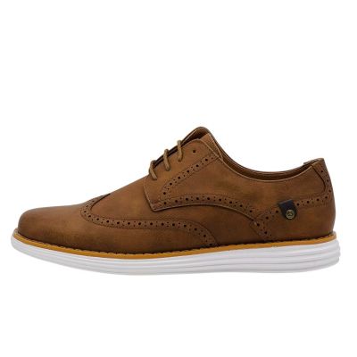 Deakins Męskie buty BMD04 brązowe cholewka elegancka, podeszwa sportowa | Sklep GriShop.eu | Obuwie