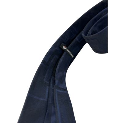 MARCO MILANO zestaw ZKP11 mucha muszka + poszetka granatowy, wzór | Sklep GriShop.eu | Krawaty