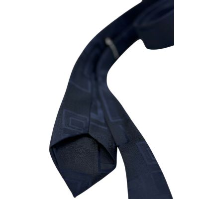 MARCO MILANO zestaw ZKP11 mucha muszka + poszetka granatowy, wzór | Sklep GriShop.eu | Krawaty