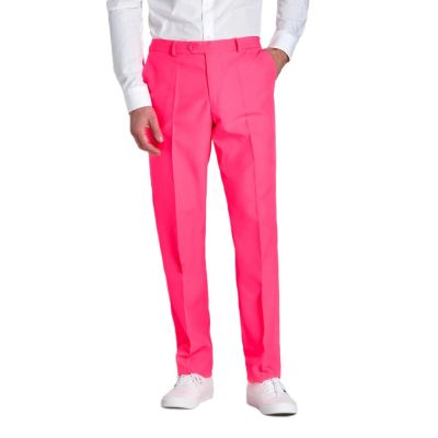 OPPOSUITS Garnitur męski z krawatem, kolorowy, różowy - NEON, gładki | Sklep GriShop.eu | Garnitury