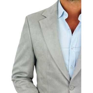 MARCO MILANO Marynarka męska C33 jasna szara, gładka, elegancka, casual, sportowa, elastyczna | Sklep GriShop.eu | Marynarki 2