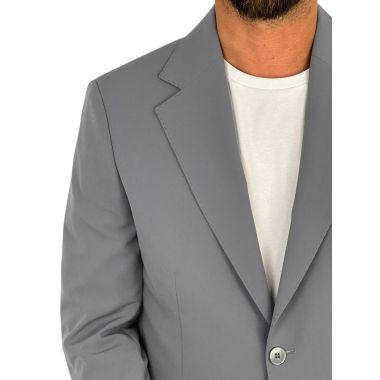 GIOVANNI PERA Marynarka męska MB11 szara, gładka, sportowa, elastyczna, na co dzień i nie tylko | Sklep GriShop.eu | Marynarki 2