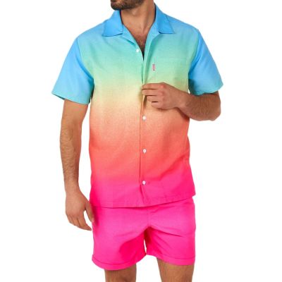 OPPOSUITS Komplet męski koszula + spodenki, krótki rękaw, krótkie spodenki, kolorowy, wesoły | Sklep GriShop.eu | Koszule