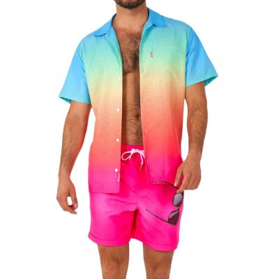 OPPOSUITS Komplet męski koszula + spodenki, krótki rękaw, krótkie spodenki, kolorowy, wesoły | Sklep GriShop.eu | Koszule