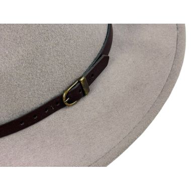 HOLOGRAMME PARIS kapelusz męski jazzowy KPH12, 100% wełna, szary, ręcznie robiony | Sklep GriShop.eu | Galanteria i dodatki 2