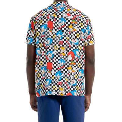 OPPOSUITS Koszula męska, krótki rękaw, SONIC kolorowa, wesoła, lato, gra | Sklep GriShop.eu | Koszule