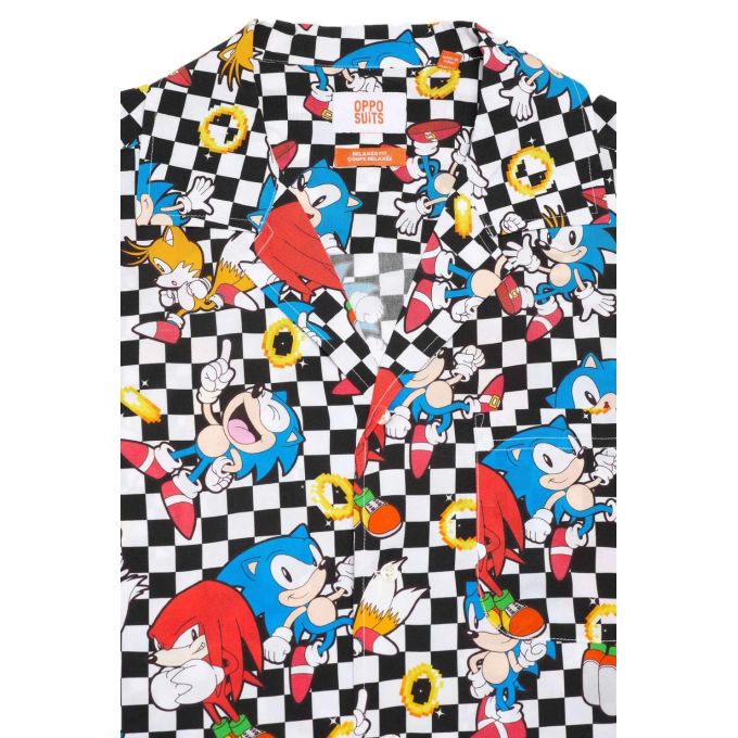 OPPOSUITS Koszula męska, krótki rękaw, SONIC kolorowa, wesoła, lato, gra | Sklep GriShop.eu | Koszule