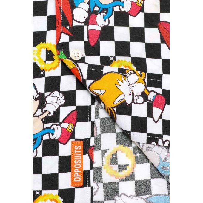OPPOSUITS Koszula męska, krótki rękaw, SONIC kolorowa, wesoła, lato, gra | Sklep GriShop.eu | Koszule
