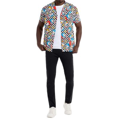 OPPOSUITS Koszula męska, krótki rękaw, SONIC kolorowa, wesoła, lato, gra | Sklep GriShop.eu | Koszule