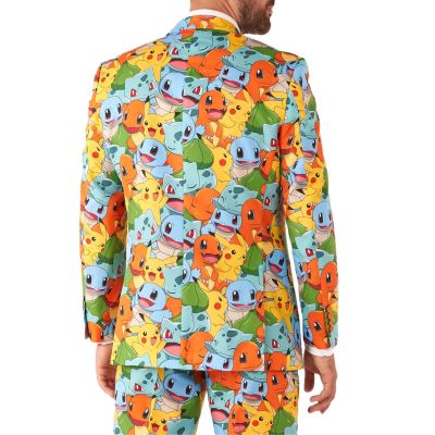 OPPOSUITS Garnitur męski z krawatem, kolorowy, POKEMONY, bajka, niebieski, wesoły, casual | Sklep GriShop.eu | Garnitury