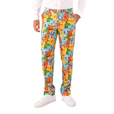 OPPOSUITS Garnitur męski z krawatem, kolorowy, POKEMONY, bajka, niebieski, wesoły, casual | Sklep GriShop.eu | Garnitury