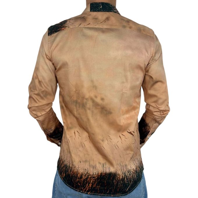 GUISEPPE LUIGI Koszula męska GL89 kolorowa, wojownik - AZJA | Sklep GriShop.eu | Koszule