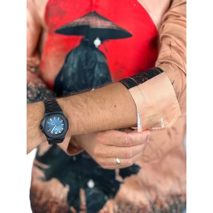 GUISEPPE LUIGI Koszula męska GL89 kolorowa, wojownik - AZJA | Sklep GriShop.eu | Koszule