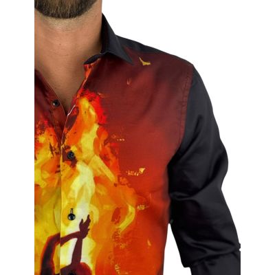 GUISEPPE LUIGI Koszula męska GL92 kobieta w ogniu | Sklep GriShop.eu | Koszule