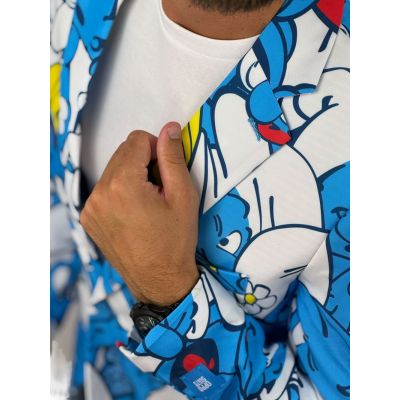 OPPOSUITS Marynarka męska kolorowa, wesoła, SMERFY, bajka, casual | Sklep GriShop.eu | Marynarki