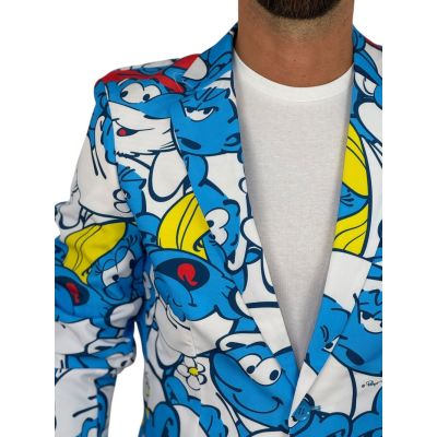 OPPOSUITS Marynarka męska kolorowa, wesoła, SMERFY, bajka, casual | Sklep GriShop.eu | Marynarki