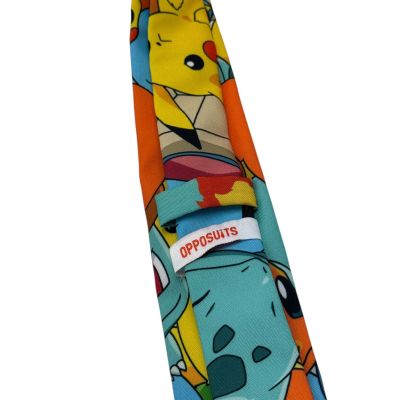 GIOVANNI PERA męski krawat POKEMONY, wesoły, kolorowy, bajka | Sklep GriShop.eu | Krawaty