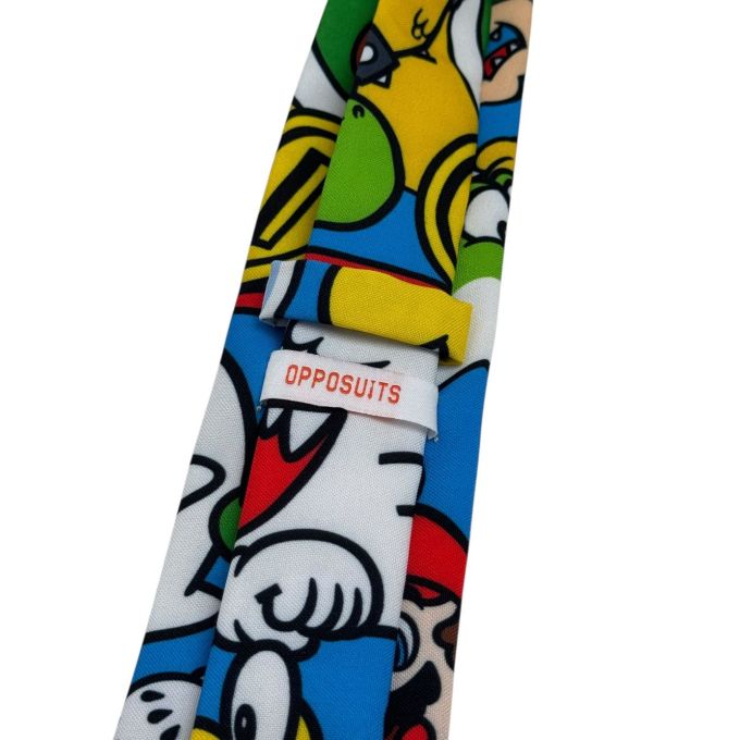 OPPOSUITS męski krawat SUPER MARIO, kolorowy, wesoły | Sklep GriShop.eu | Krawaty