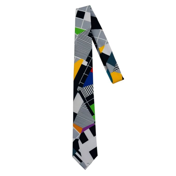 OPPOSUITS męski krawat telewizyjny, wesoły, kolorowy, zakończenie problemu | Sklep GriShop.eu | Krawaty