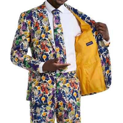 OPPOSUITS Garnitur męski z krawatem, kolorowy, wesoły, DRAGON BALL Z, bajka, casual | Sklep GriShop.eu | Garnitury