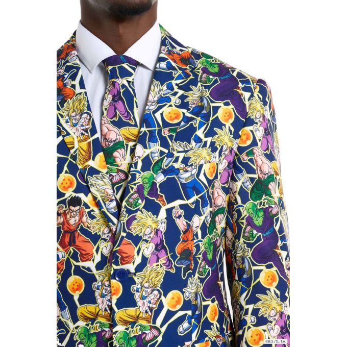 OPPOSUITS Garnitur męski z krawatem, kolorowy, wesoły, DRAGON BALL Z, bajka, casual | Sklep GriShop.eu | Garnitury