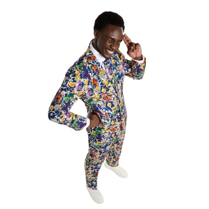 OPPOSUITS Garnitur męski z krawatem, kolorowy, wesoły, DRAGON BALL Z, bajka, casual | Sklep GriShop.eu | Garnitury