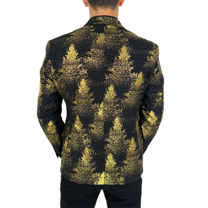 OPPOSUITS Marynarka męska elegancka czarna złota FESTIVE FOREST konfetti, imprezowa | Sklep GriShop.eu | Marynarki