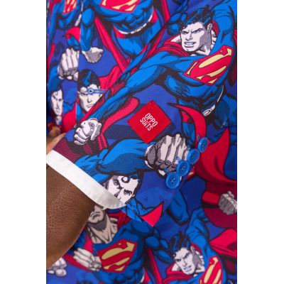 OPPOSUITS Garnitur męski z krawatem, kolorowy, wesoły, SUPERMAN, casual, superbohater | Sklep GriShop.eu | Garnitury
