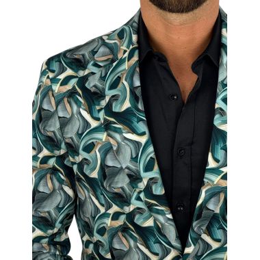 MARCO MILANO Marynarka męska C38 kolorowa, wesoła, zielona, beżowa, casual | Sklep GriShop.eu | Marynarki 2