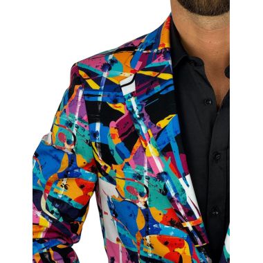 MARCO MILANO Marynarka męska C39 kolorowa, wesoła, picasso, casual | Sklep GriShop.eu | Marynarki 2