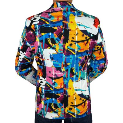 MARCO MILANO Marynarka męska C39 kolorowa, wesoła, picasso, casual | Sklep GriShop.eu | Marynarki
