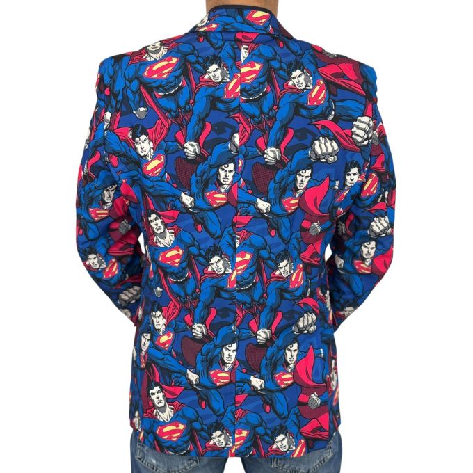 OPPOSUITS Marynarka męska Superman kolorowa, wesoła, film DC komiks, casual | Sklep GriShop.eu | Marynarki