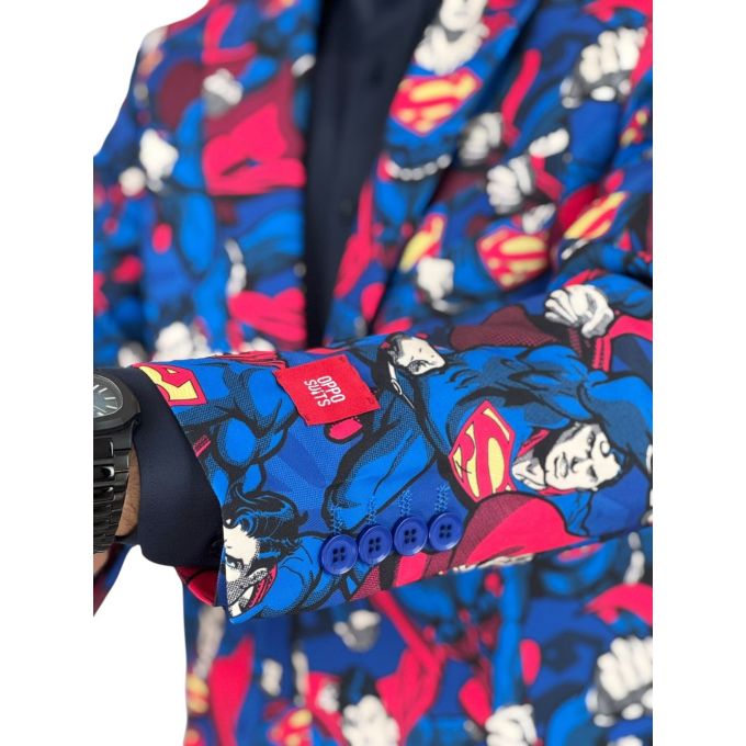 OPPOSUITS Marynarka męska Superman kolorowa, wesoła, film DC komiks, casual | Sklep GriShop.eu | Marynarki