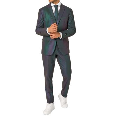OPPOSUITS Garnitur męski z krawatem, kolorowy, wesoły, REFLECTIVE PERFECTIVE, kameleon, casual | Sklep GriShop.eu | Garnitury