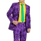 OPPOSUITS Garnitur męski z krawatem, fioletowy, wesoły, JOKER, casual | Sklep GriShop.eu | Garnitury