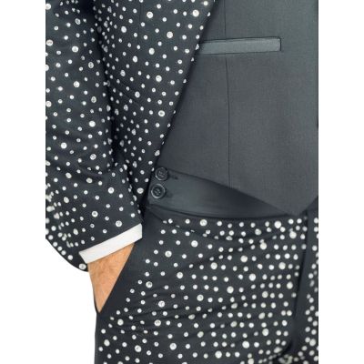 GIOVANNI PERA Garnitur GR7 srebrny, kamienie, ekskluzywny, sceniczny, dla Pana Mlodego i nie tylko | Sklep GriShop.eu | Garnitur