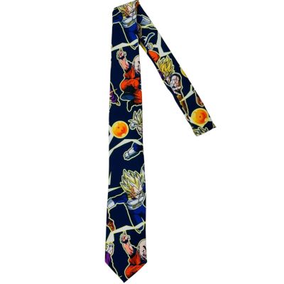 OPPOSUITS Krawat męski kolorowy, wesoły, granatowy, DRAGON BALL, bajka | Sklep GriShop.eu | Krawaty